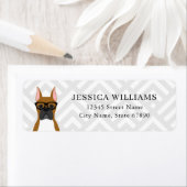 Boxer Dog Return Address Labels (Insitu)