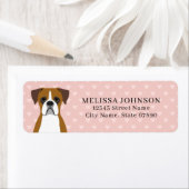 Boxer Dog Return Address Labels (Insitu)