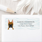 Boxer Dog Return Address Labels (Insitu)