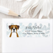 Boxer Dog Return Address Labels (Insitu)