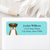 Boxer Dog Return Address Labels (Insitu)