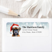 Boxer Dog Return Address Labels (Insitu)