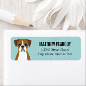 Boxer Dog Return Address Labels (Insitu)