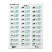 Boxer Dog Return Address Labels (Full Sheet)