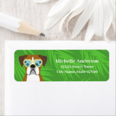 Boxer Dog Return Address Labels (Insitu)