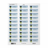 Boxer Dog Return Address Labels (Full Sheet)
