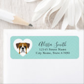 Boxer Dog Return Address Labels (Insitu)