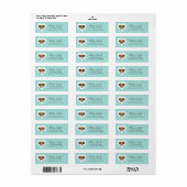 Boxer Dog Return Address Labels (Full Sheet)