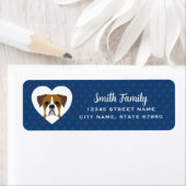 Boxer Dog Return Address Labels (Insitu)