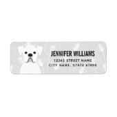 Boxer Dog Return Address Labels (Voorkant)
