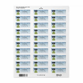 Boxer Dog Return Address Labels (Full Sheet)