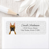 Boxer Dog Return Address Labels (Insitu)