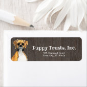 Boxer Dog Return Label (Insitu)