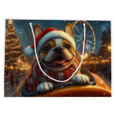 Boxer Dog Roller Onderzetter Kerst Groot Cadeauzakje (Achterkant)