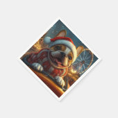 Boxer Dog Roller Onderzetter Kerst Servet (Hoek)