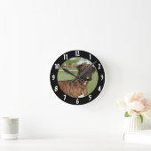 Boxer dog round large clock ronde klok (Huis)
