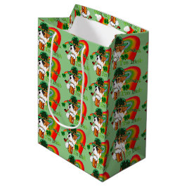 Boxer Dog Saint Patricks Day Medium Cadeauzakje