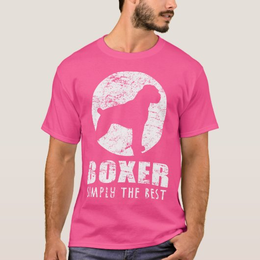 Boxer Dog Shirt -  Boxer is gewoon het beste (Voorkant)