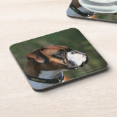 Boxer Dog Side Profile Bier Onderzetter (Linkerzijde)