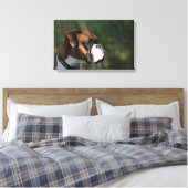 Boxer Dog Side Profile Canvas Afdruk (Insitu (Slaapkamer))