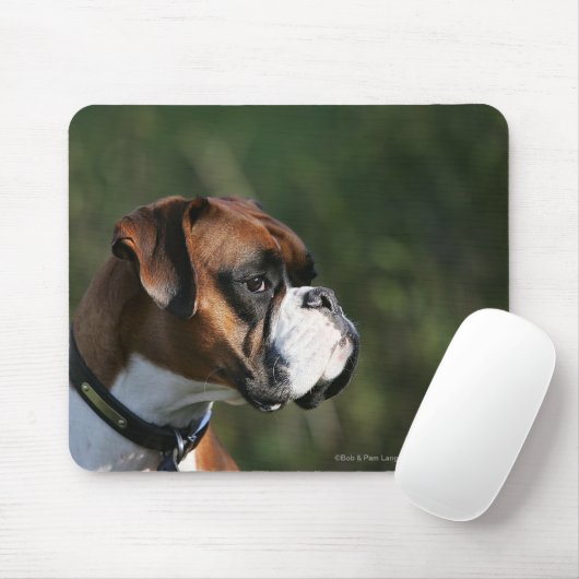 Boxer Dog Side Profile Muismat (Met muis)