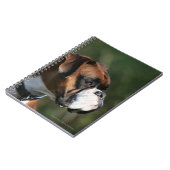 Boxer Dog Side Profile Notitieboek (Linkerzijde)