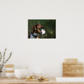 Boxer Dog Side Profile Poster (Keuken)