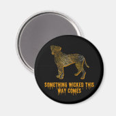 Boxer Dog Silhouette Fun Halloween Magnet (Voorkant / Achterkant)