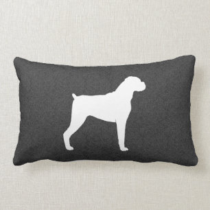 Boxer Dog Silhouette Kussen