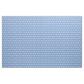 Boxer Dog Silhouette Light Blue Stof (Yard (91,4 cm))