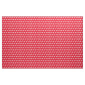 Boxer Dog Silhouette Pet Red Stof (Yard (91,4 cm))