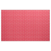 Boxer Dog Silhouette Pet Red Stof (Yard (91,4 cm))