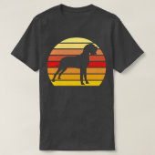 Boxer Dog Silhouette T-shirt (Design voorkant)