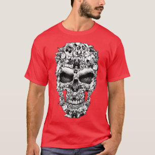 Boxer Dog Skull Skeleton Costume Halloween T shirt