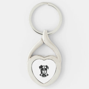 Boxer Dog Sleutelhanger
