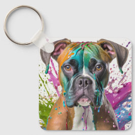 Boxer Dog Sleutelhanger