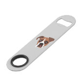 Boxer Dog Speed Bottle Opener Speed Flessenopener (Voorkant Gekanteld)