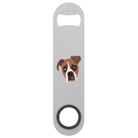 Boxer Dog Speed Bottle Opener Speed Flessenopener (Voorkant)
