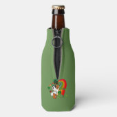 Boxer Dog St Patricks Day Flesjeskoeler (Fles Achterkant)