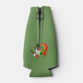 Boxer Dog St Patricks Day Flesjeskoeler (Achterkant)