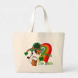 Boxer Dog St Patrick's Day Grote Tote Bag