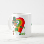 Boxer Dog St Patrick's Day Koffiemok (Voorkant links)