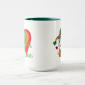 Boxer Dog St Patrick's Day Mok (Midden)