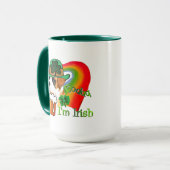 Boxer Dog St Patrick's Day Mok (Voorkant links)