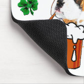 Boxer Dog St Patrick's Day Muismat (Hoek)