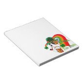 Boxer Dog St Patrick's Day Notitieblok (Schuin)