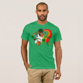 Boxer Dog St Patrick's Day T-shirt (Voorkant volledig)