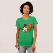 Boxer Dog St Patrick's Day T-shirt (Voorkant volledig)
