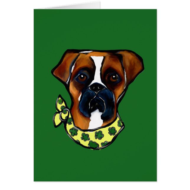 Boxer Dog St. Patty (Voorkant)