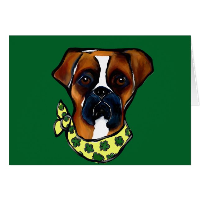 Boxer Dog St. Patty (Voorkant Horizontaal)